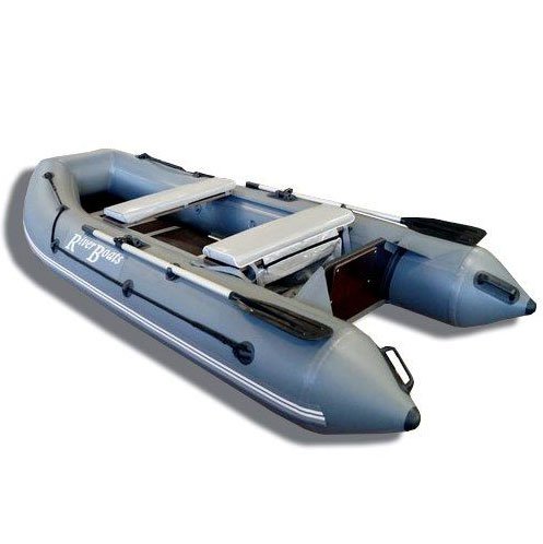 Лодка River Boats 300 НДНД чер-сер.33,5кг,3чел,440кг/10лс/2,23х67/900г/м бал./42см Россия фото